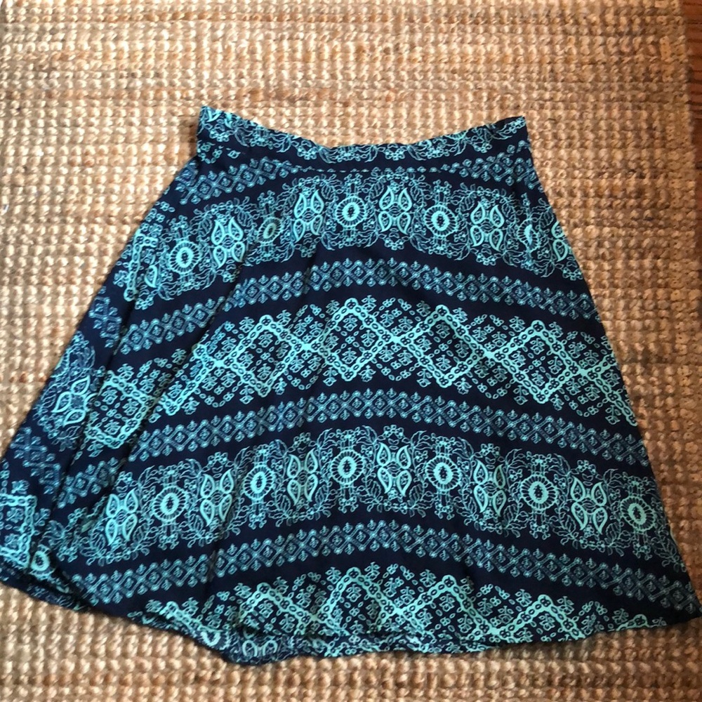 Francesca’s Blue Rain skirt